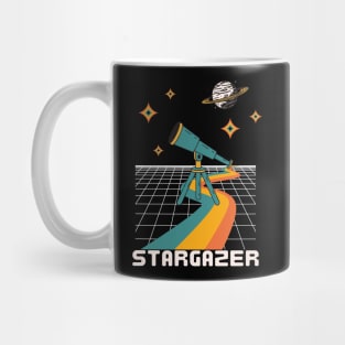 Stargazer Astronomy Retrofutiristic Sky Mug